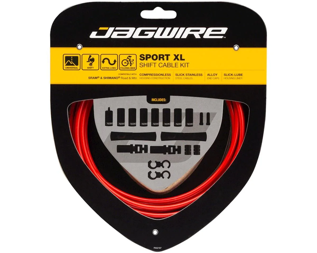 Jagwire Sport XL Shift Cable Kit (Red) (For Shimano/SRAM)